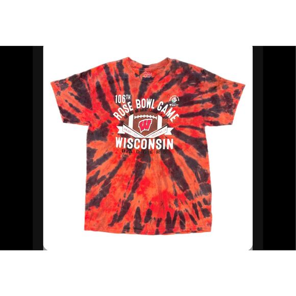 Wisconsin Badgers Rose Bowl Tie-Dye Tee - Picture 1 of 4